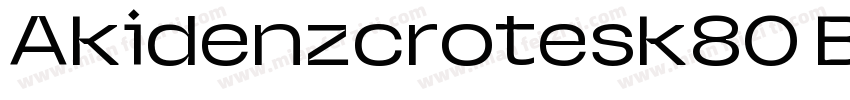 Akidenzcrotesk80 Bdcnd字体转换